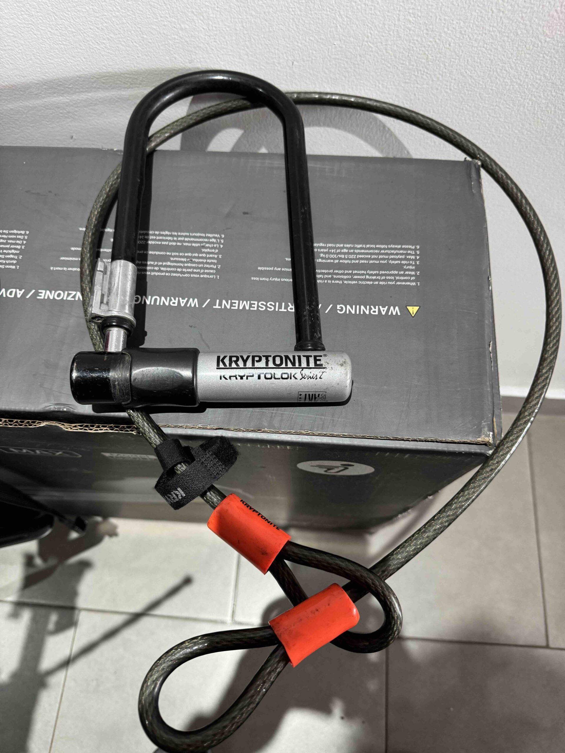 Candado Bicicleta Kryptonite + Guaya